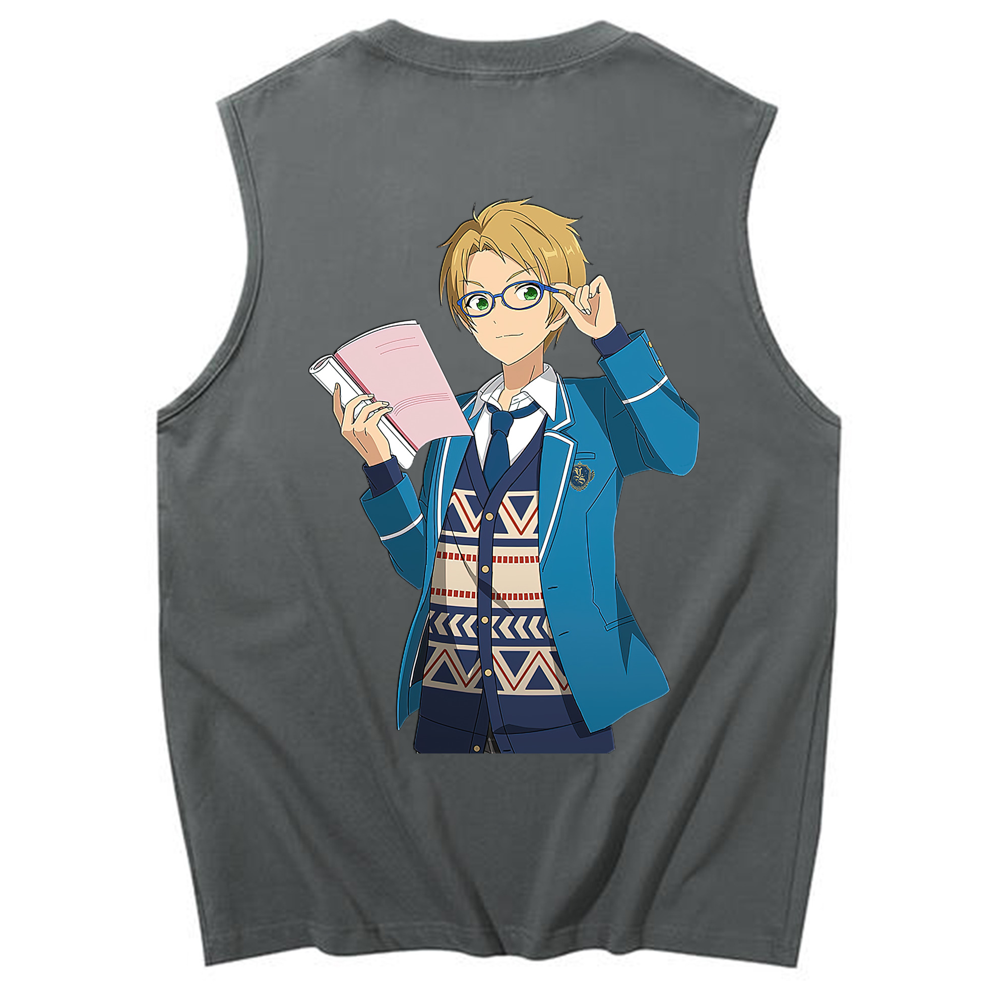 （画像用） あんさんぶるスターズ! Ensemble Stars コットン100％タンクトップ（背面プリント）